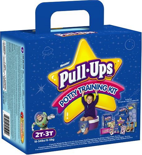 Pull-Ups Potty Training Pants Kit for Boys, 2T-3T (Pack of 3) (51 Training Pants)