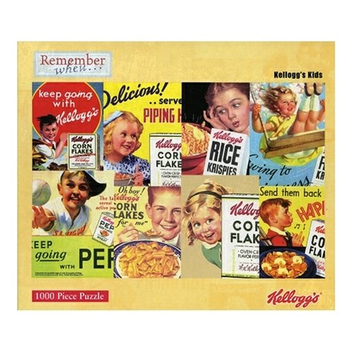 510F16MPSFL Pressman Kelloggs Kids 1000 Piece Jigsaw Puzzle