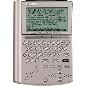Merriam Webster Electronic Speaking Dictionary and Thesaurus