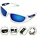 Torege Outdoor Sportswear Sunglasses- Polarized Lenses- For Men & Women Eyewear- 100% UVA & UVB Protection- Lightweight, Stylish & Comfortable Running Glasses- Protective Case Included-TR010