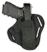 BLACKHAWK 3-Slot Ambidextrous Black Pancake Holster, Size 05, (3 3/4