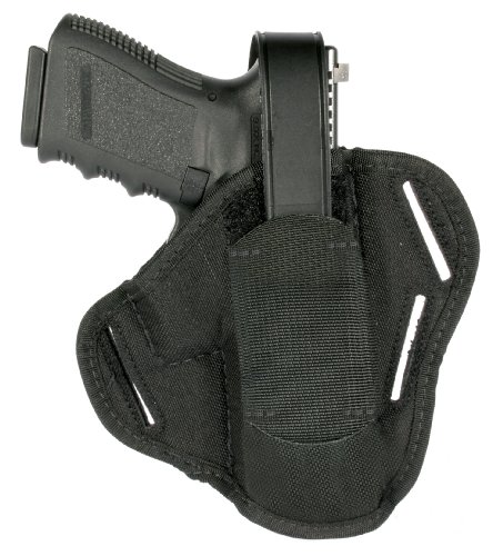 BLACKHAWK! 3-Slot Ambidextrous Black Pancake Holster, Size 00