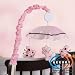 GEENNY Musical Mobile For Boutique Pink Brown Butterfly CRIB BEDDING SET GEENNY Musical Mobile For Boutique Pink Brown Butterfly CRIB BEDDING SET
