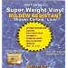 White Super Weight Premium Vinyl Shower Curtain Liner with Lifetime Mildew Treatment