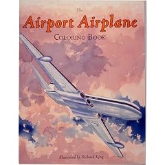 The Airport Airplane: Coloring Book