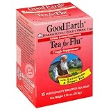 Good Earth Tea for Flu, Tea Bags, 15-Count Boxes (Pack of 6)