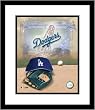 Los Angeles Dodgers MLB Framed 8x10 Photograph Team Logo and Baseball Cap Collage
