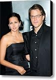 Luciana Bozan Barroso, Matt Damon Canvas Print / Canvas Art - Artist Everett