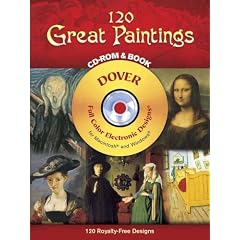 120 Great Paintings CD-ROM and Book (Dover Full-Color Electronic Design)
