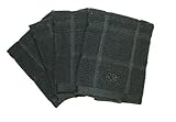 IMAGE OF Calphalon 4-Piece Solid Dish Cloth Set, Black Licorice