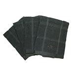 Calphalon 4-Piece Solid Dish Cloth Set, Black Licorice