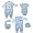4-Piece Little Doggie Layette Set, 6-9 months
