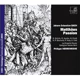 Bach - Passion selon Saint Matthieu ( int�grale 3 CD )par Philippe Herreweghe