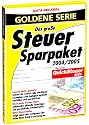 Das große Steuer-Sparpaket 2004/2005, 1 CD-ROM Sparen leicht gemacht. Noch mehr Steuer-Tipps. Neu: Mit Steuertacho. Für Windows 98/ME/2000 SP 4/XP SP 1. Powered by QuickSteuer 2005