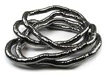 Bendy Flexible and Shapeable Snake Necklace in Gunmetal Tone