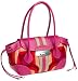 Prada Women's Canvas Handbag with Leather Trim, Lacca