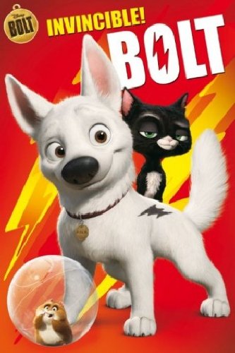 1art1 43558 Bolt - Ein Hund f&uuml;r alle F&auml;lle - Invincible, Der Super-Hund Poster 91 x 61 cm Preisvergleich
