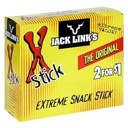 Jack Link's X-Stick, Original, 0.5-Ounce X-Sticks (Pack of 50)