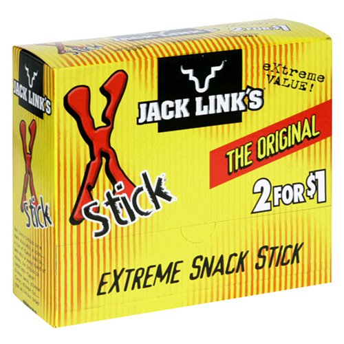 Jack Link's X-Stick, Original, 0.5-Ounce X-Sticks (Pack of 50)