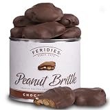 FERIDIES Choco Covered Peanut Brittle, 9 Ounce Can