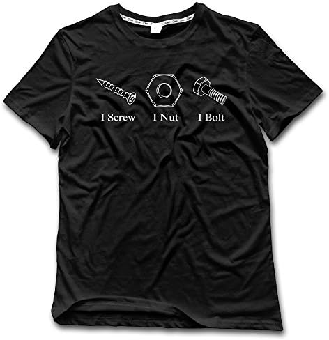 Men's I Screw I Nut I Bolt Funny Screw Nut Bolt T Shirt Printing