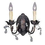 Elegante 2-Light Wall Sconce - Oil-Rubbed Bronze