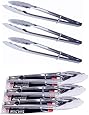 Chef Craft Set of 3 Stainless Steel 9 Inch Long Serving Tongs by Chef Craft