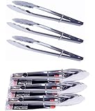 Chef Craft Set of 3 Stainless Steel 9 Inch Long Serving Tongs by Chef Craft