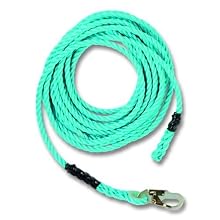 Guardian Fall Protection 01330 VL58-25 Standard 5/8 Inch Thick Rope with Snaphook End, 25-Foot