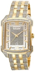Wittnauer Men's 12B017 Krystal Collection Genuine Swarovski Crystal Accented Watch