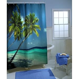 LIGHTHOUSE LACE SHOWER CURTAIN | SHOWER CURTAINS