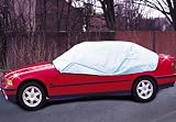 WENKO 5727010500 Auto-Halbgarage - Abdeckplane aus Kunststoff, 275 x 80 x 180 cm, grau