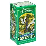 Celestial Seasonings Green Tea, Decaf Mint, Tea Bags, 20-Count Boxes (Pack of 6)