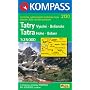 Hohe Tatra 1 : 25 000: Belaer Tatra. Wander-, Bike und Skitourenkarte
