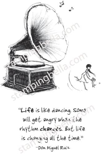 Stamping Bella Unmounted Rubber Stamp-Grandma's Gramophone