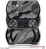 PSPgo Skin and Screen Protector Kit - Camouflage Gray fits Sony PSP go