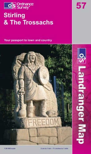 City Travel Guides Discounted  Livres : Carte de randonnée : Stirling & The Trossachs Area