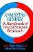 Analyzing Gender: A Handbook of Social Science Research