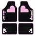 Pink Me Automatten 4 teilig pink