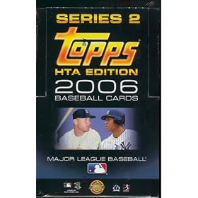 2006 Topps Baseball Cards Series 2 Baseball Hobby Jumbo Box (12 jumbo packs per box, 35 cards per pack) - 12 Mickey Mantle Cards Per Box, Randomly Inserted Autographs, Jersey Cards, and US Constitution Cards!