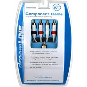Wii Component Cable White