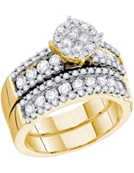 1.72CT DIAMOND SOLIEL BRIDAL SET
