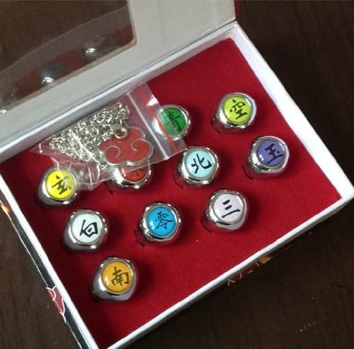 All ten set NARUTO Naruto cosplay Akatsuki ring (Japan import / The package and the manual are written in Japanese) by Month