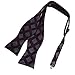 DBA7C07-09 Friendship Woven Microfiber Checkered Self-tied Bowtie By Dan Smith