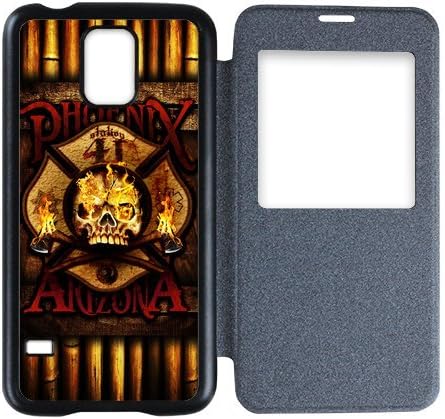 Generic Custom Unique Otterbox You Deserve--American Flag Firefighter Emblem in Flames Fire Rescue Symbol Plastic Back Flip Case Cover for SamsungGalaxyS5