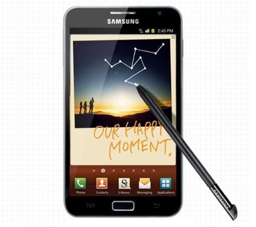 Samsung Galaxy Note GT-N7000 Blue with Free Flip Cover