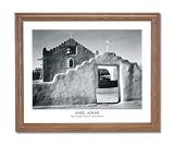 Ansel Adams B/W Photo Taos Church Home Decor Wall Picture Oak Framed Art Print