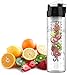 Quality Fruit Infused Water Bottle made from Eco Friendly Extra Thick Durable BPA Free Tritan plastic to help you drink your daily quota of water