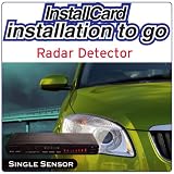 Radar Detector Single Sensor Installation