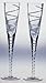 PAIR OF 24% CRYSTAL SPIRAL CHAMPAGNE FLUTES